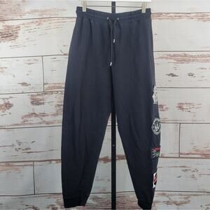 McQ Alexander McQueen Men's Dart Patch Sweatpant Joggers Black Size Medium